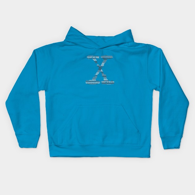 Wisdom of the X-Files Kids Hoodie by jabberdashery